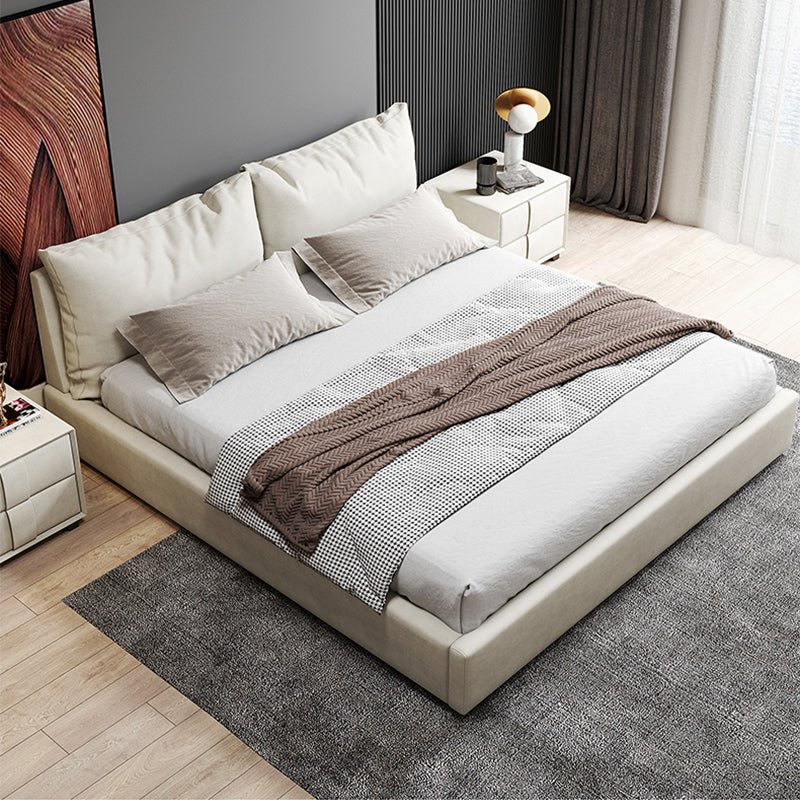 Minimalist Air Leather Double Bed - Image 4