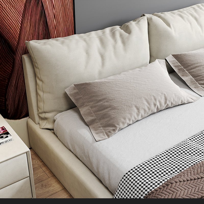 Minimalist Air Leather Double Bed - Image 7