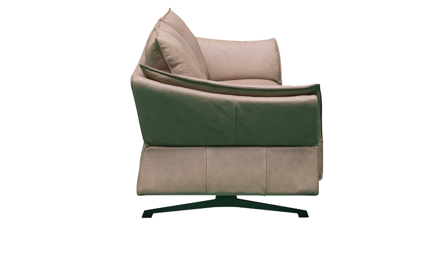 Giada Leather Chair in Brown - Image 4