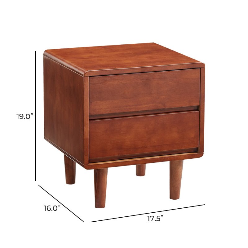 Gullichsen 2-Drawer Wood Nightstand - Image 15