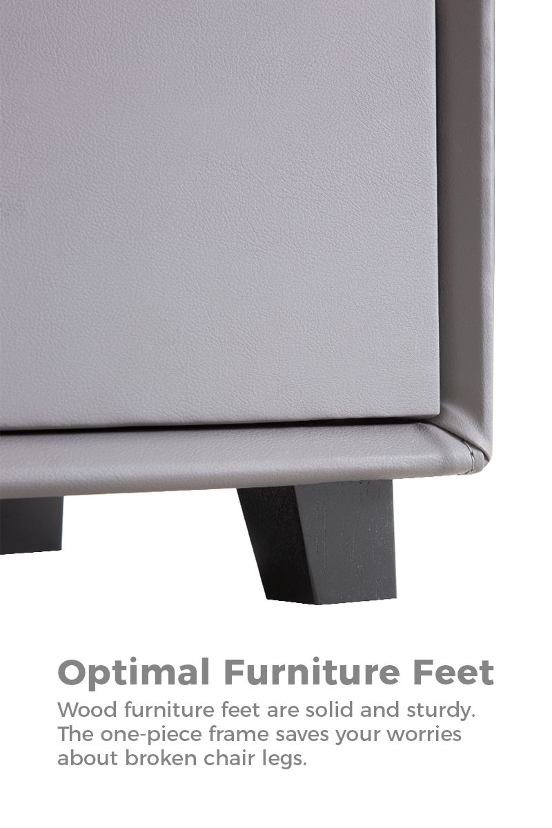 Aalto Urban 2-Drawer Nightstand with Metal Handles