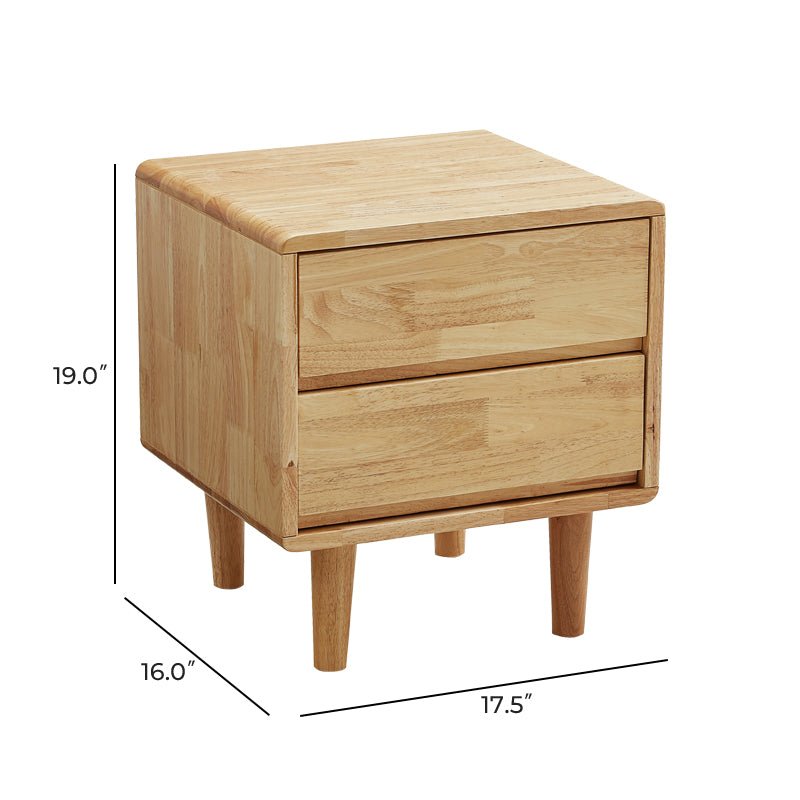 Free Gullichsen 2-Drawer Wood Nightstand - Image 16