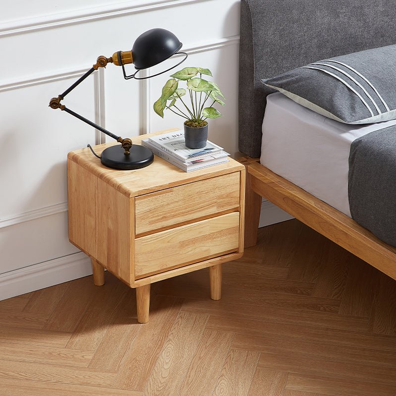 Free Gullichsen 2-Drawer Wood Nightstand - Image 9