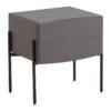 Gray Chic 2-Drawer Nightstand