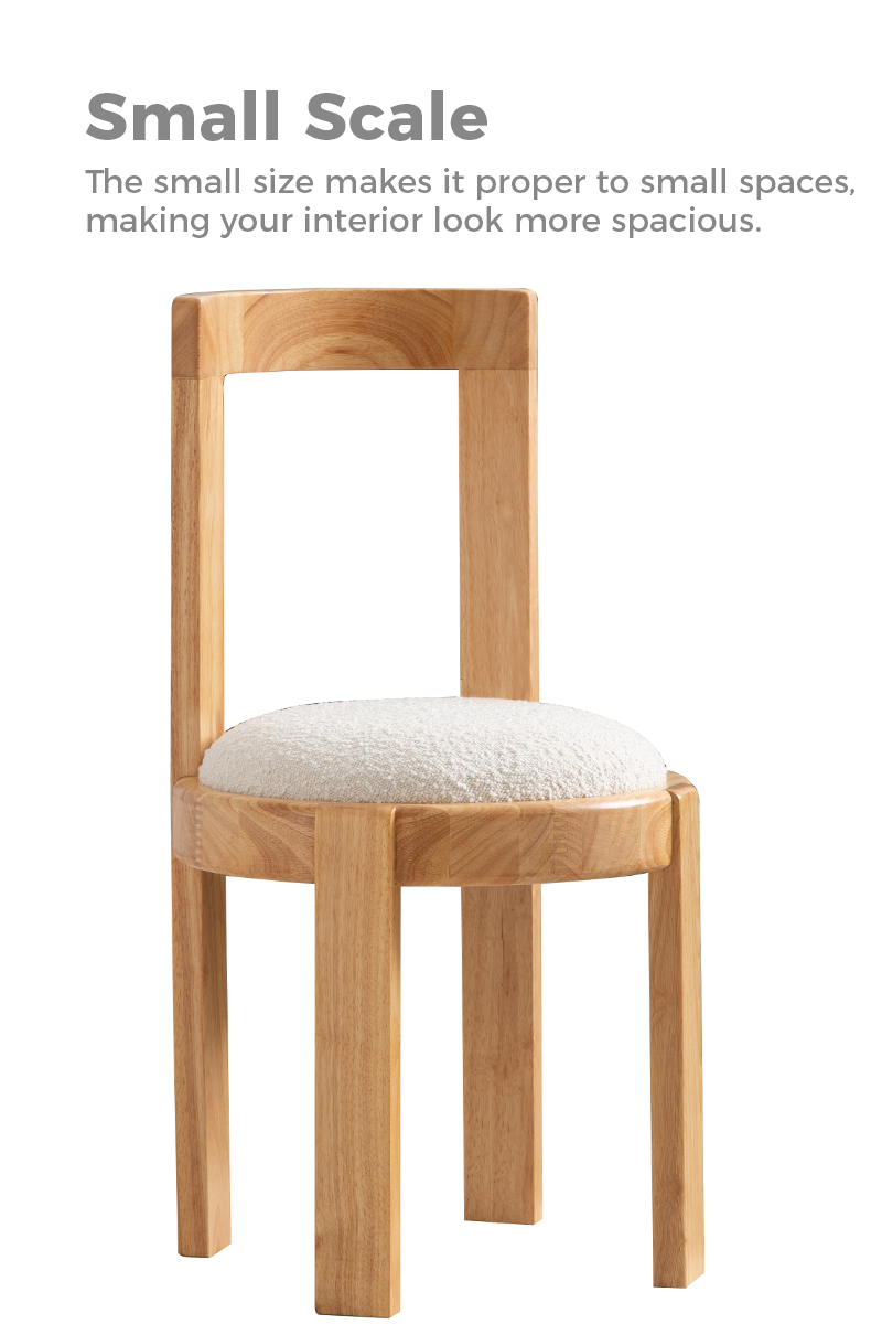 Gullichsen Classic Boucle Vanity Chair