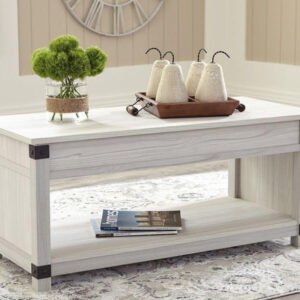 Modern Heritage Bayflynn Lift-Top Coffee Table in White