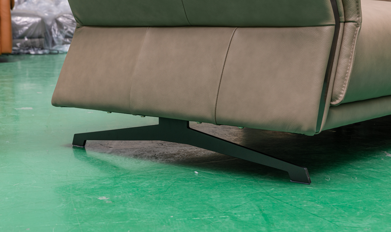 Giada Leather Chair in Brown - Image 6