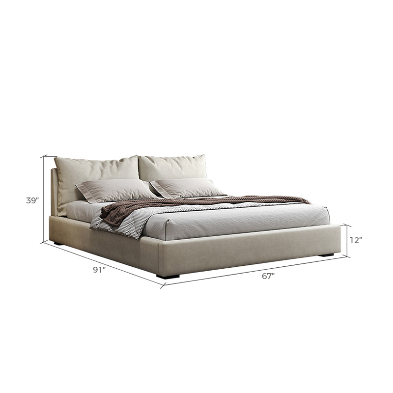 Minimalist Air Leather Double Bed - Image 2