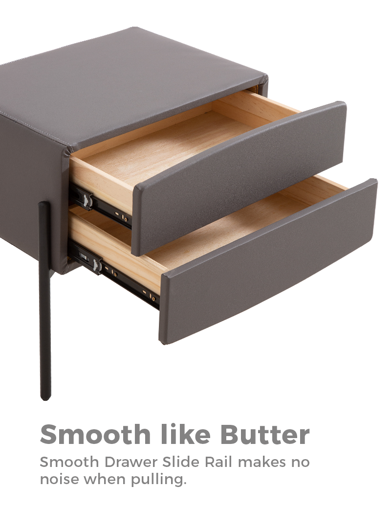 Aalto Chic 2-Drawer Nightstand