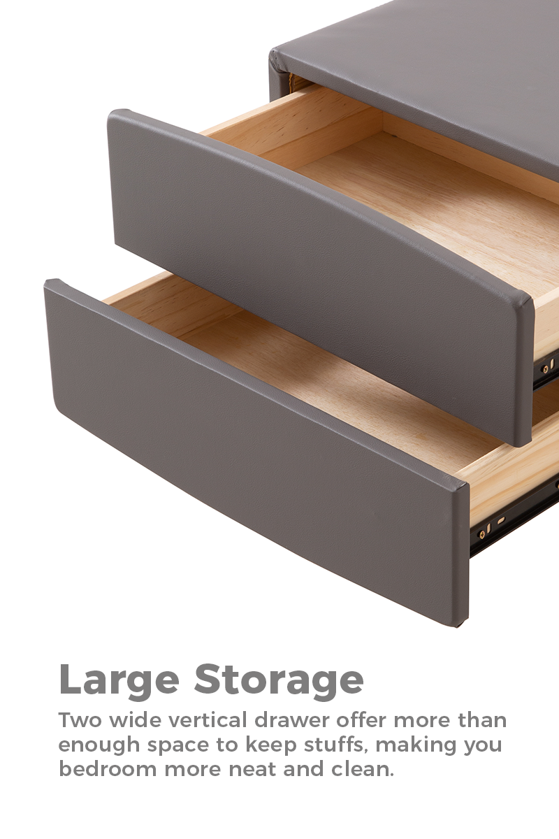 Aalto Chic 2-Drawer Nightstand