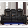 Modern Heritage Adonia Power Reclining Sofa with Adjustable Headrest