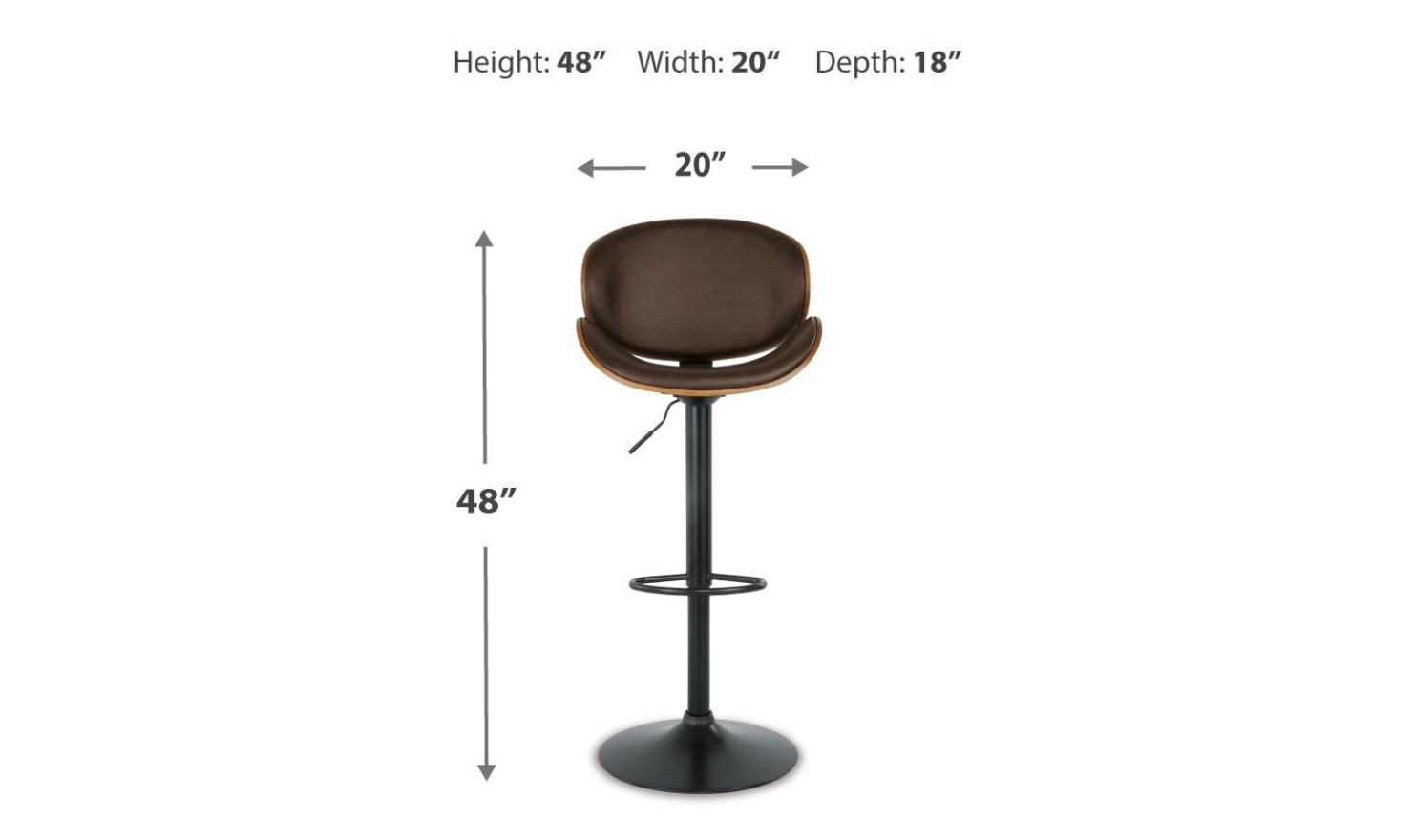 Bellatier Adjustable Height Bar Stool - Image 12