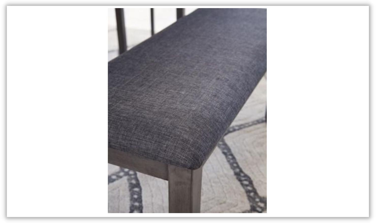 Modern Heritage Bridson 6-Piece Wooden Dining Table Set in Gray - Image 7