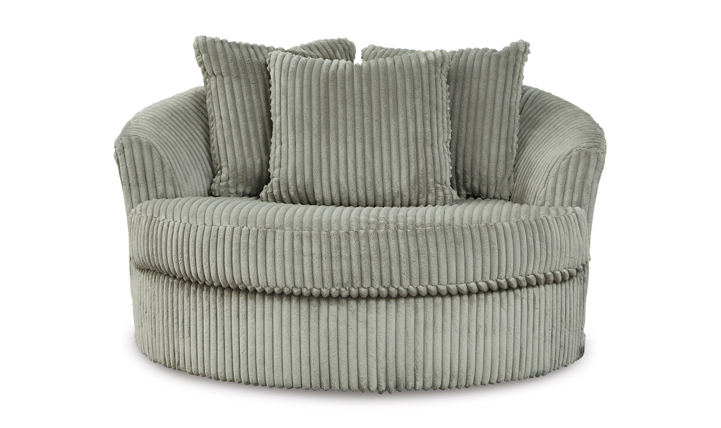 Ashley Lindyn Round Oversized Swivel Accent Chair - Image 4