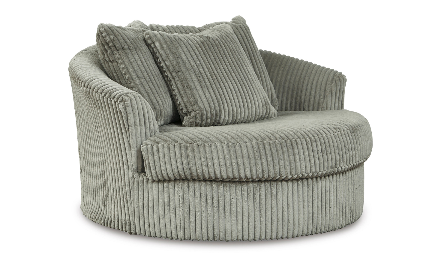 Ashley Lindyn Round Oversized Swivel Accent Chair - Image 6