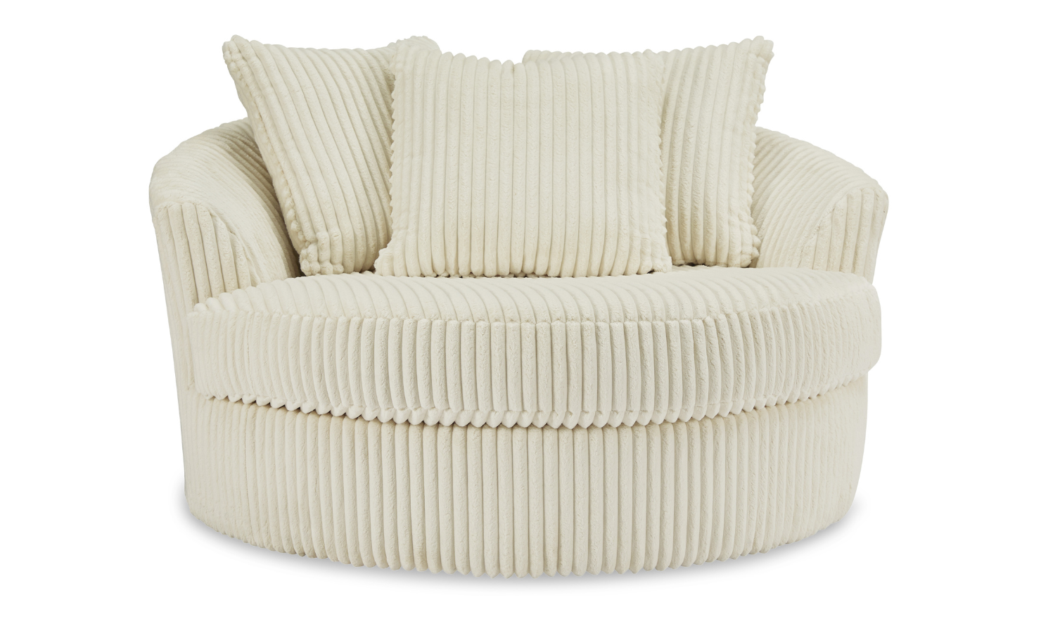 Ashley Lindyn Round Oversized Swivel Accent Chair - Image 8