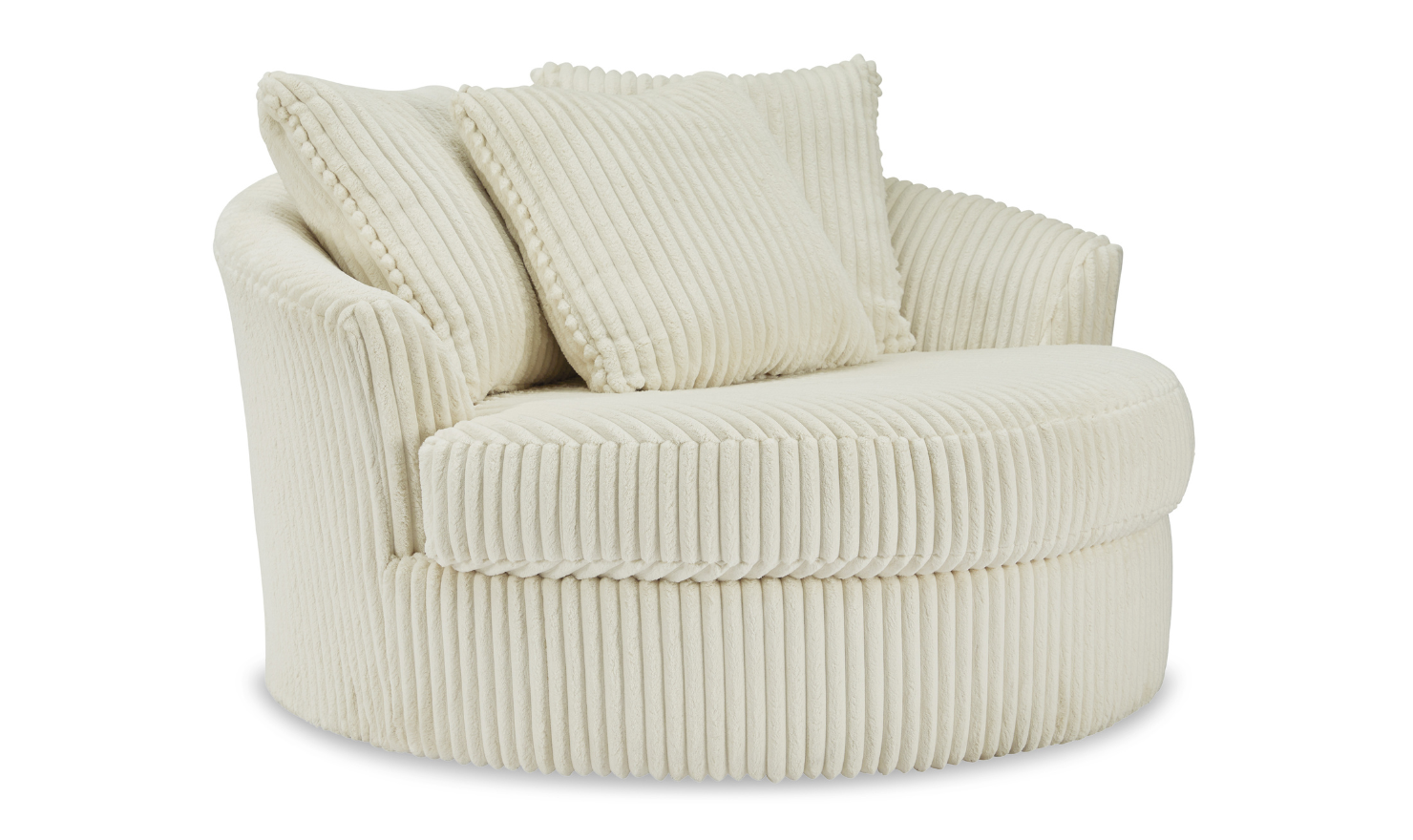 Ashley Lindyn Round Oversized Swivel Accent Chair - Image 10
