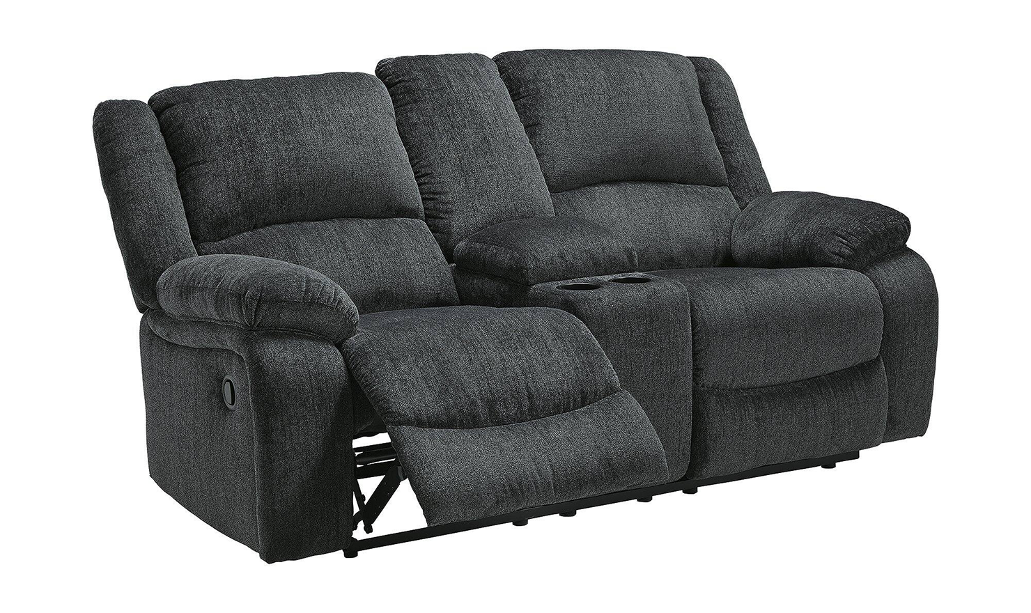 Draycoll Power Reclining Loveseat With Cup Holder Console - Image 6