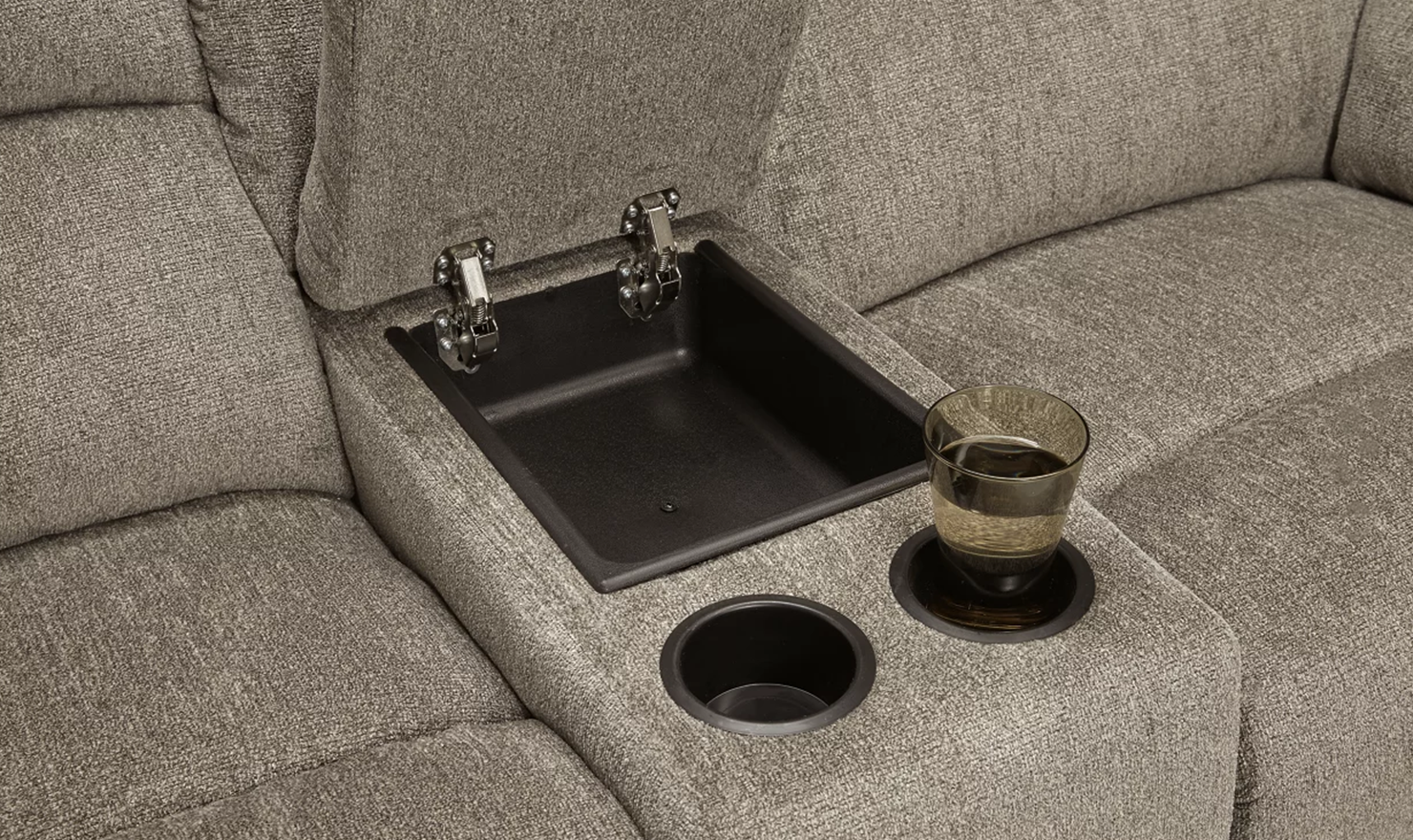 Draycoll Power Reclining Loveseat With Cup Holder Console - Image 5