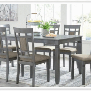 Modern Heritage Jayemyer 7-piece Dining Set in Brown