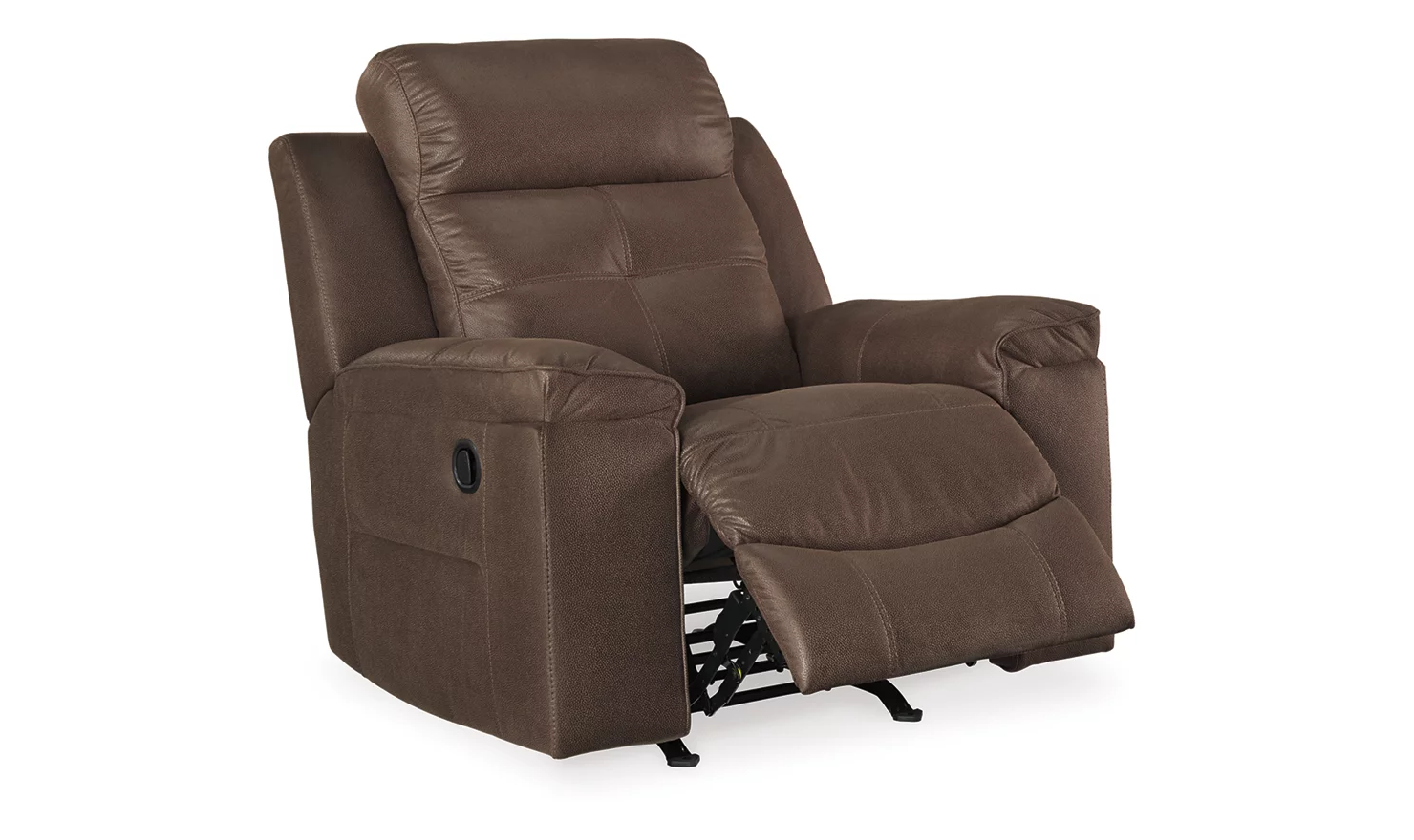 Modern Heritage Jesolo Leather Manual Pull-Tab Rocker Recliner Chair - Image 6