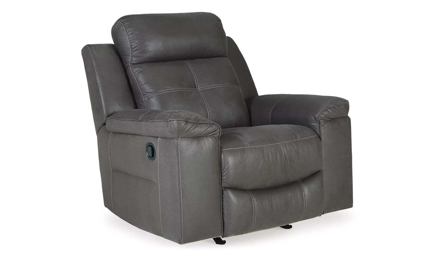 Modern Heritage Jesolo Leather Manual Pull-Tab Rocker Recliner Chair - Image 7