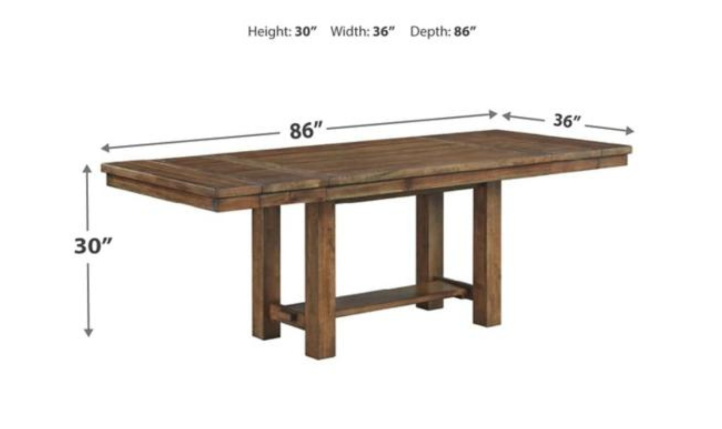 Modern Heritage Moriville Rectangular Dining Set in Brown - Image 23