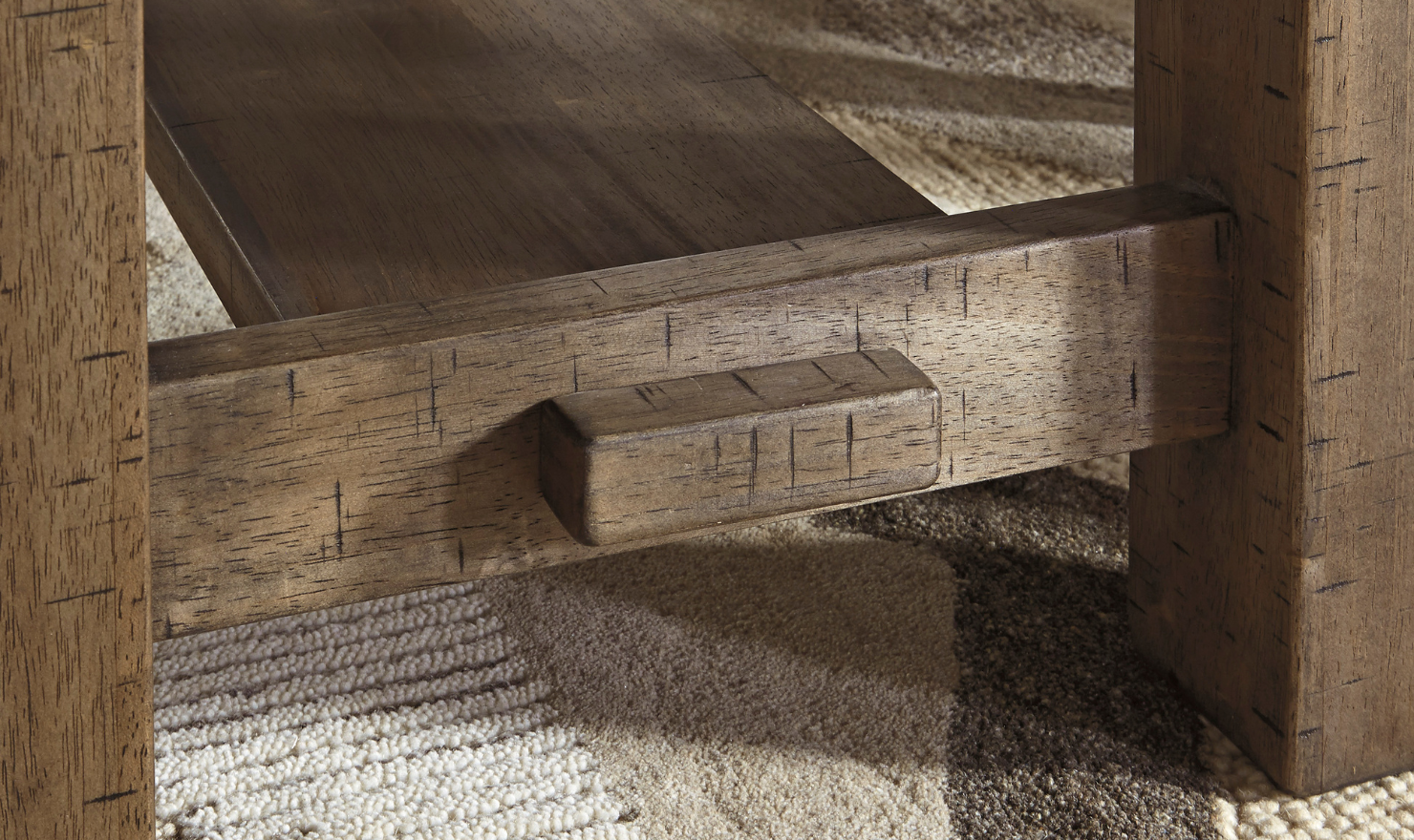 Modern Heritage Moriville Rectangular Dining Set in Brown - Image 11