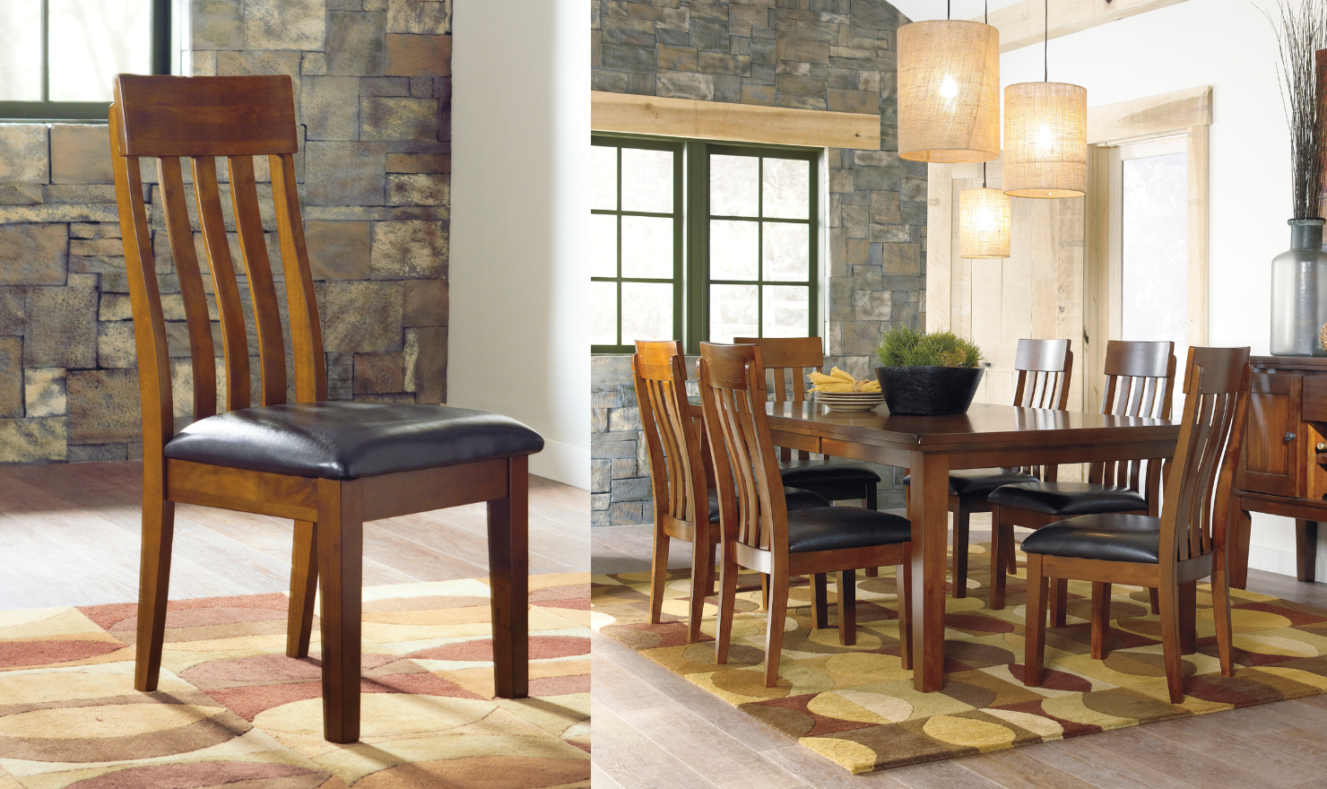 Modern Heritage Ralene 7-Piece Rectangular Dining Set - Image 3