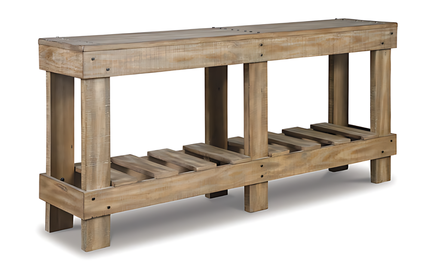 Modern Heritage Susandeer Wooden Console Sofa Table in Brown - Image 3