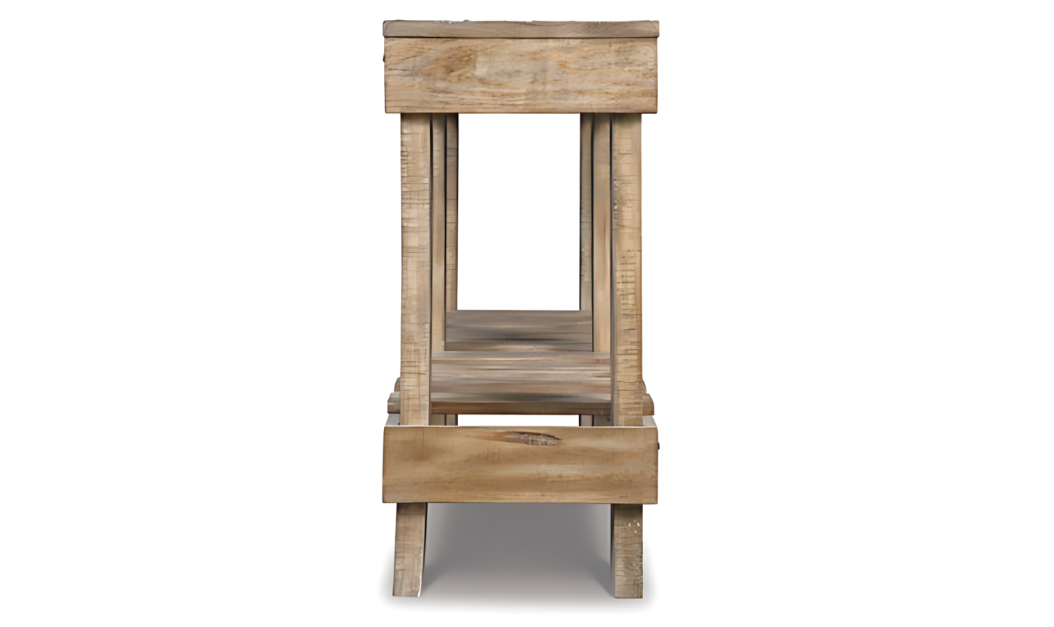 Modern Heritage Susandeer Wooden Console Sofa Table in Brown - Image 6