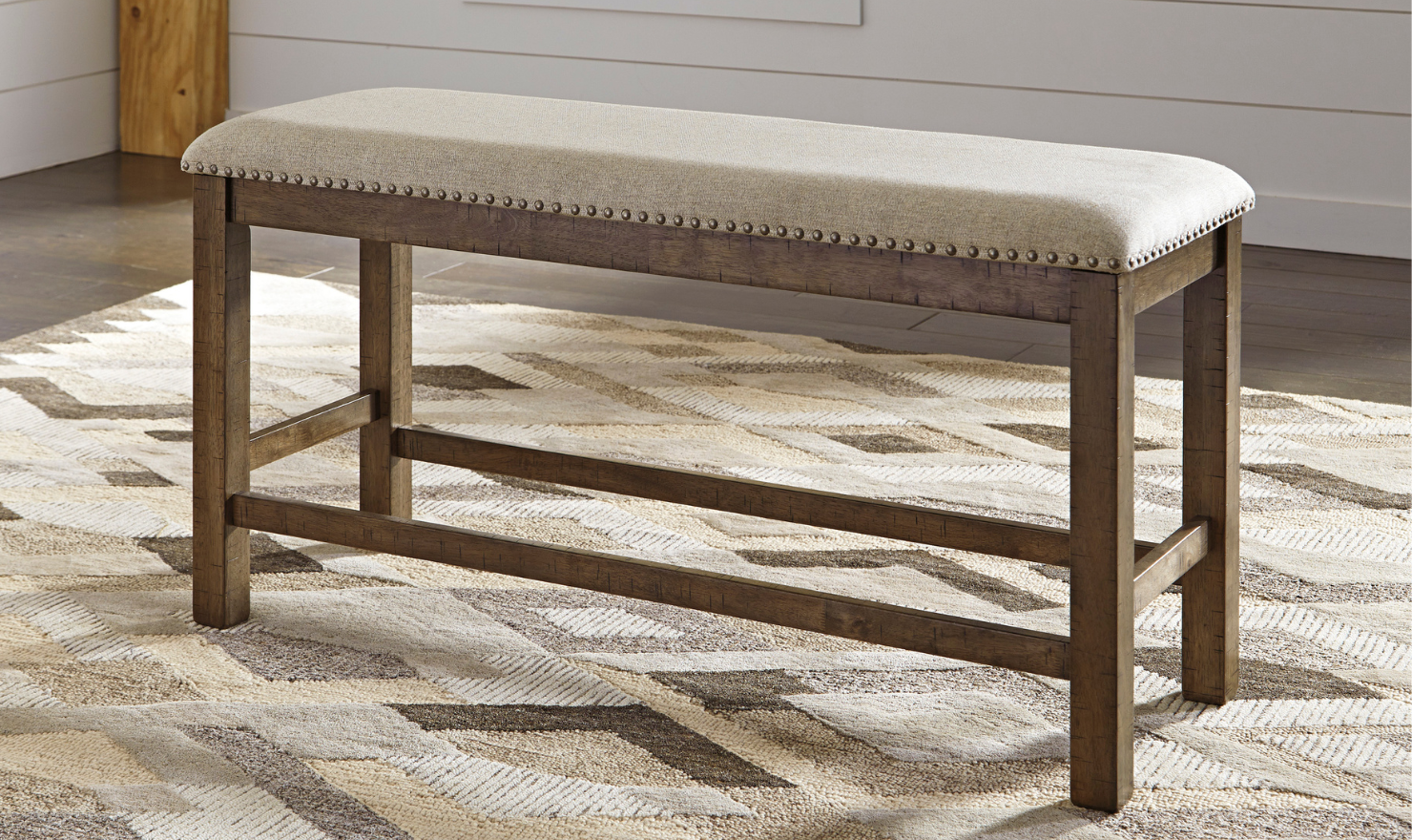 Modern Heritage Moriville Rectangular Dining Set in Brown - Image 8