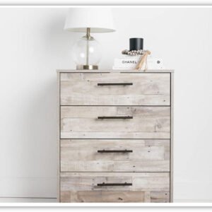 Modern Heritage Neilsville 4 Drawer Wooden Chest in Brown