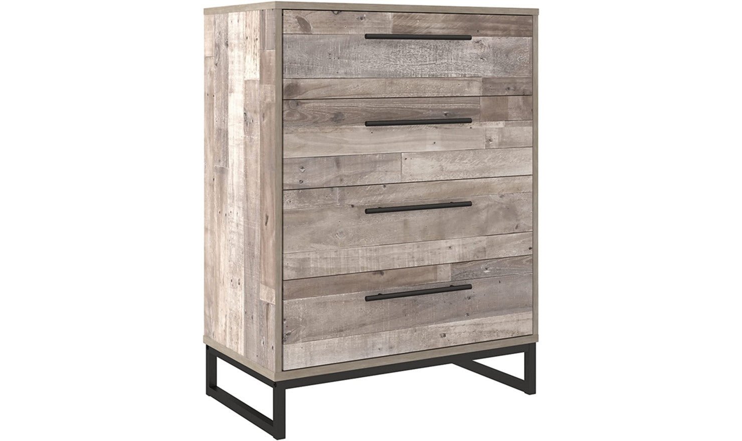 Modern Heritage Neilsville 4 Drawer Wooden Chest in Brown - Image 3
