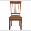 Berringer Wooden Dining Chair with Ladder Back (Set of 2)