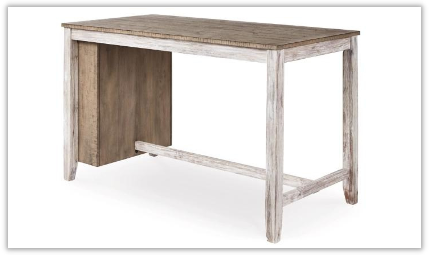 Skempton Counter Height Dining Table with Storage in Brown - Image 5