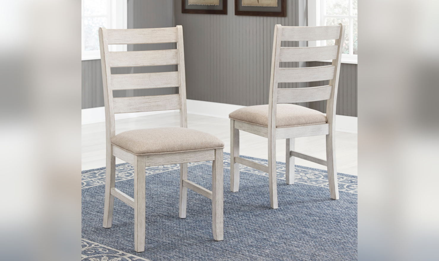 Skempton Fabric Upholstered Dining Chair (Set of 2) - Image 2