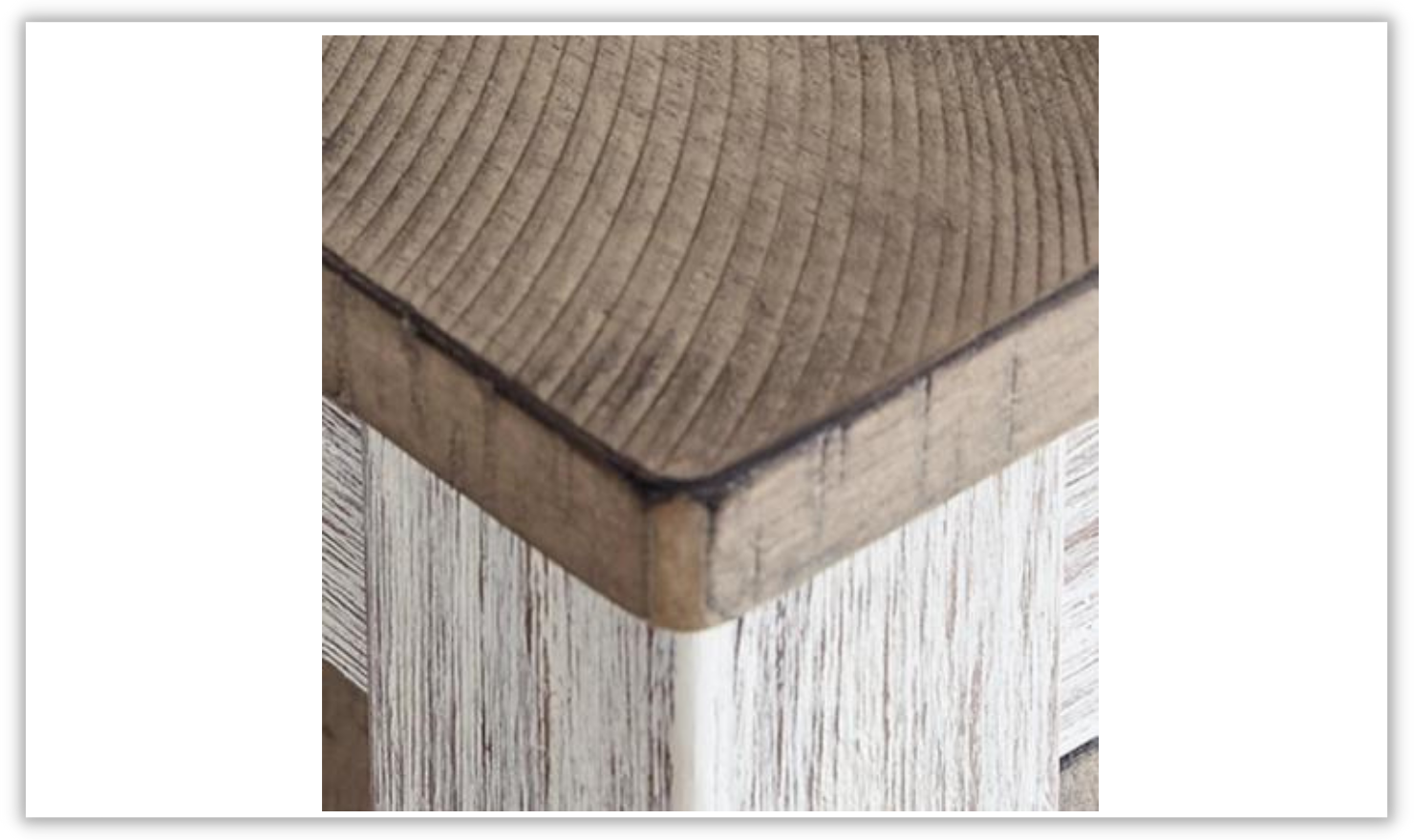 Skempton Fabric Upholstered Wood Counter Height Bar Stool - Image 5