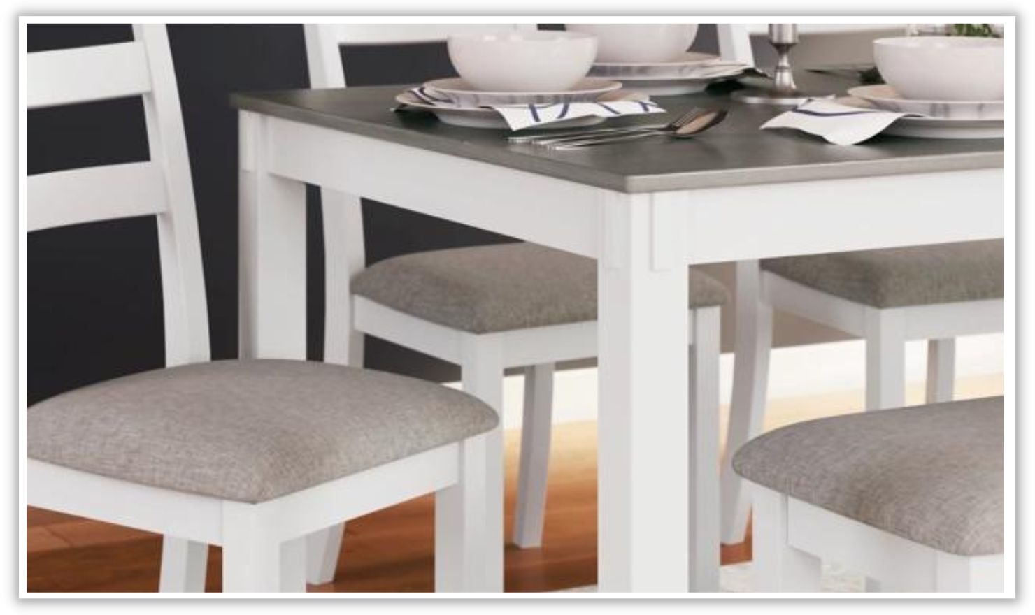 Stonehollow 6 Piece Dining Set in White - Image 5