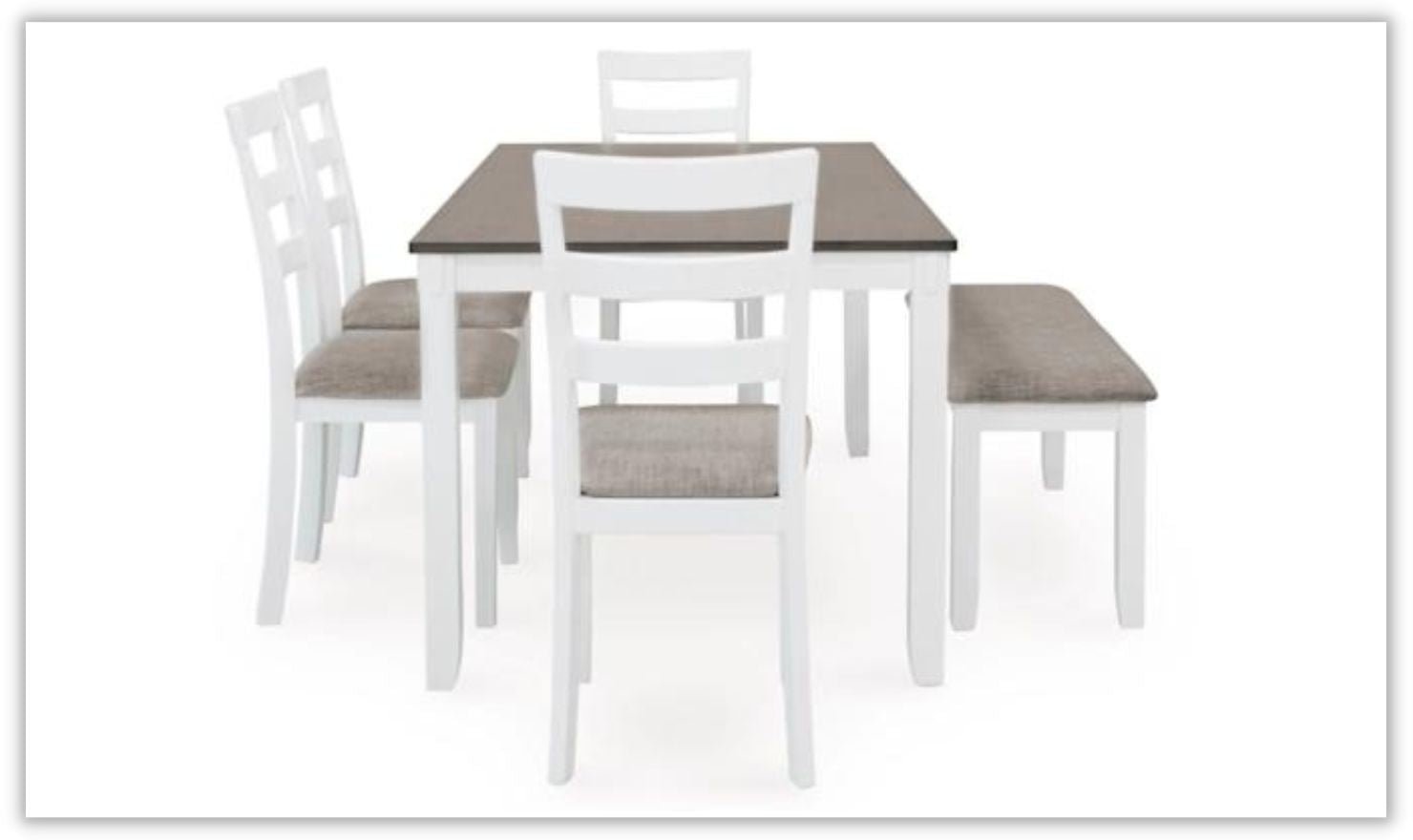 Stonehollow 6 Piece Dining Set in White - Image 6
