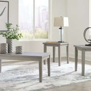 Modern Heritage Loratti Occasional Table Set in Gray