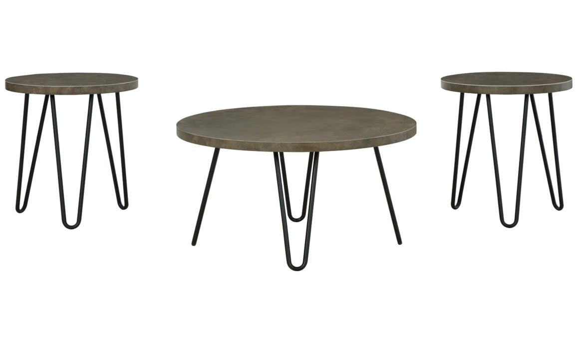 Modern Heritage Hadasky Round Wood Top Table Set - Image 2