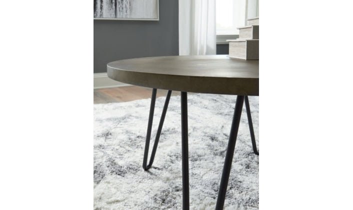 Modern Heritage Hadasky Round Wood Top Table Set - Image 3