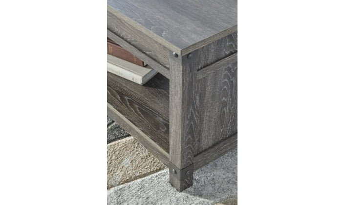 Modern Heritage Freedan Lift-Top Coffee Table in Gray - Image 7