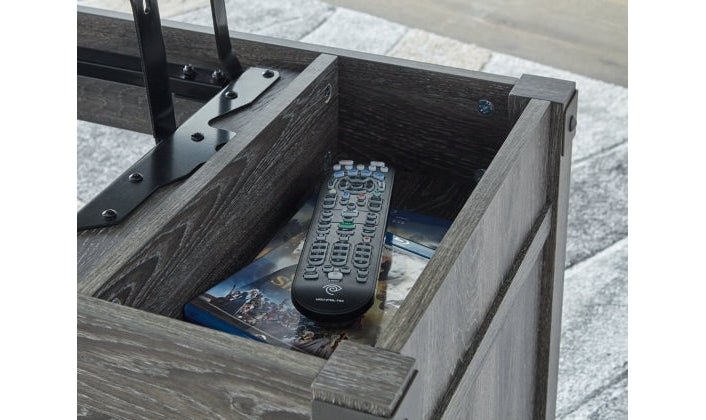 Modern Heritage Freedan Lift-Top Coffee Table in Gray - Image 6