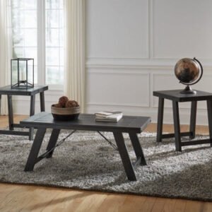 Modern Heritage Noorbrook Occasional Table Set in Black