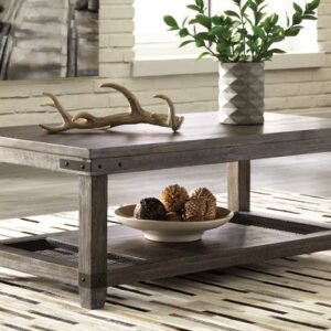 Modern Heritage Danell Ridge Rectangle Wooden Coffee Table in Brown